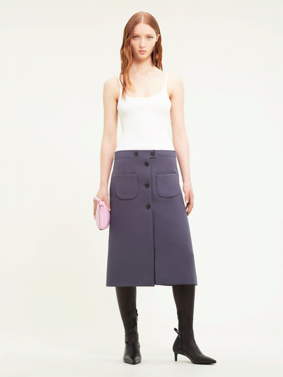 courrèges DOUBLE POCKETS TWILL SKIRT outlook