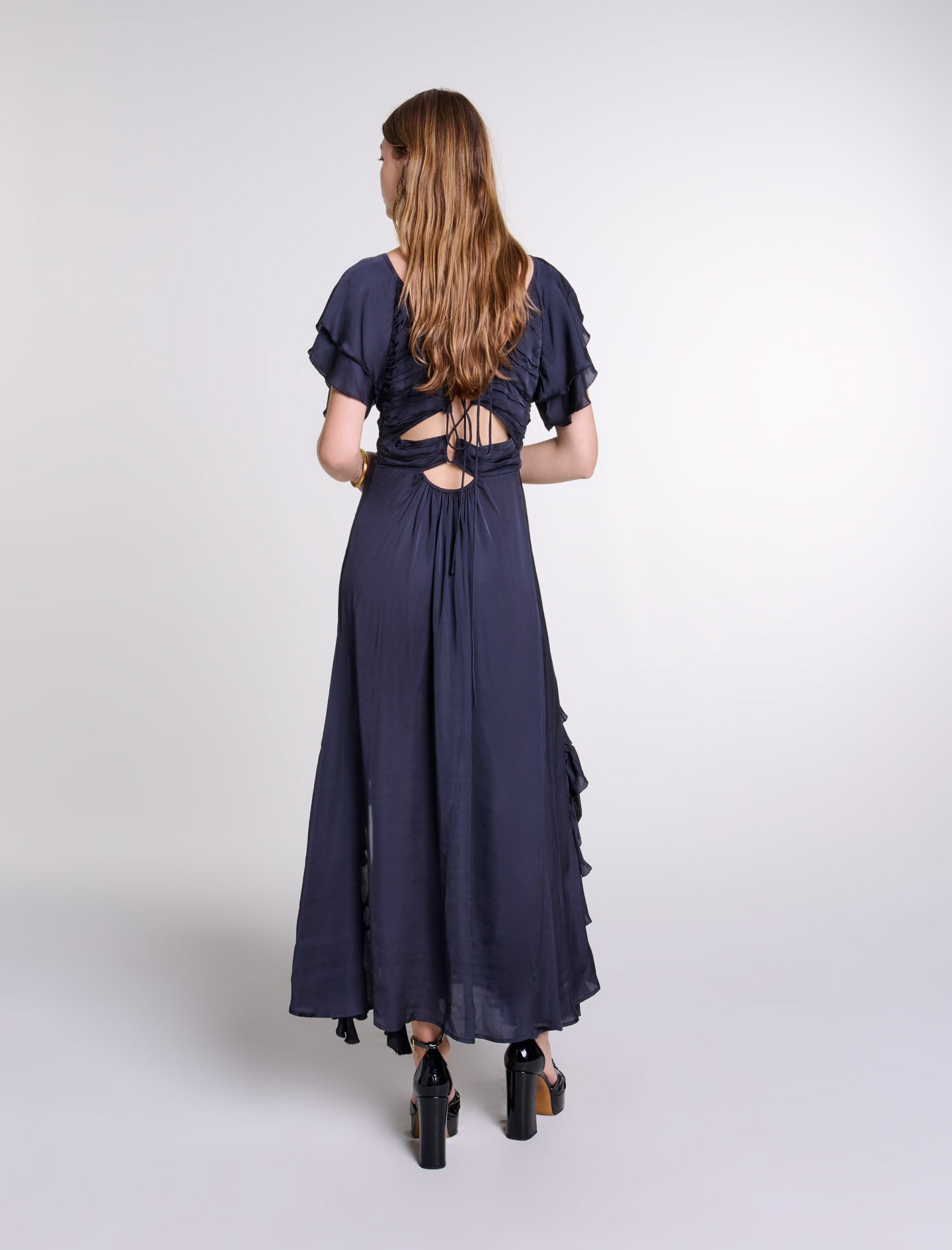 Open-back maxi dress - 4