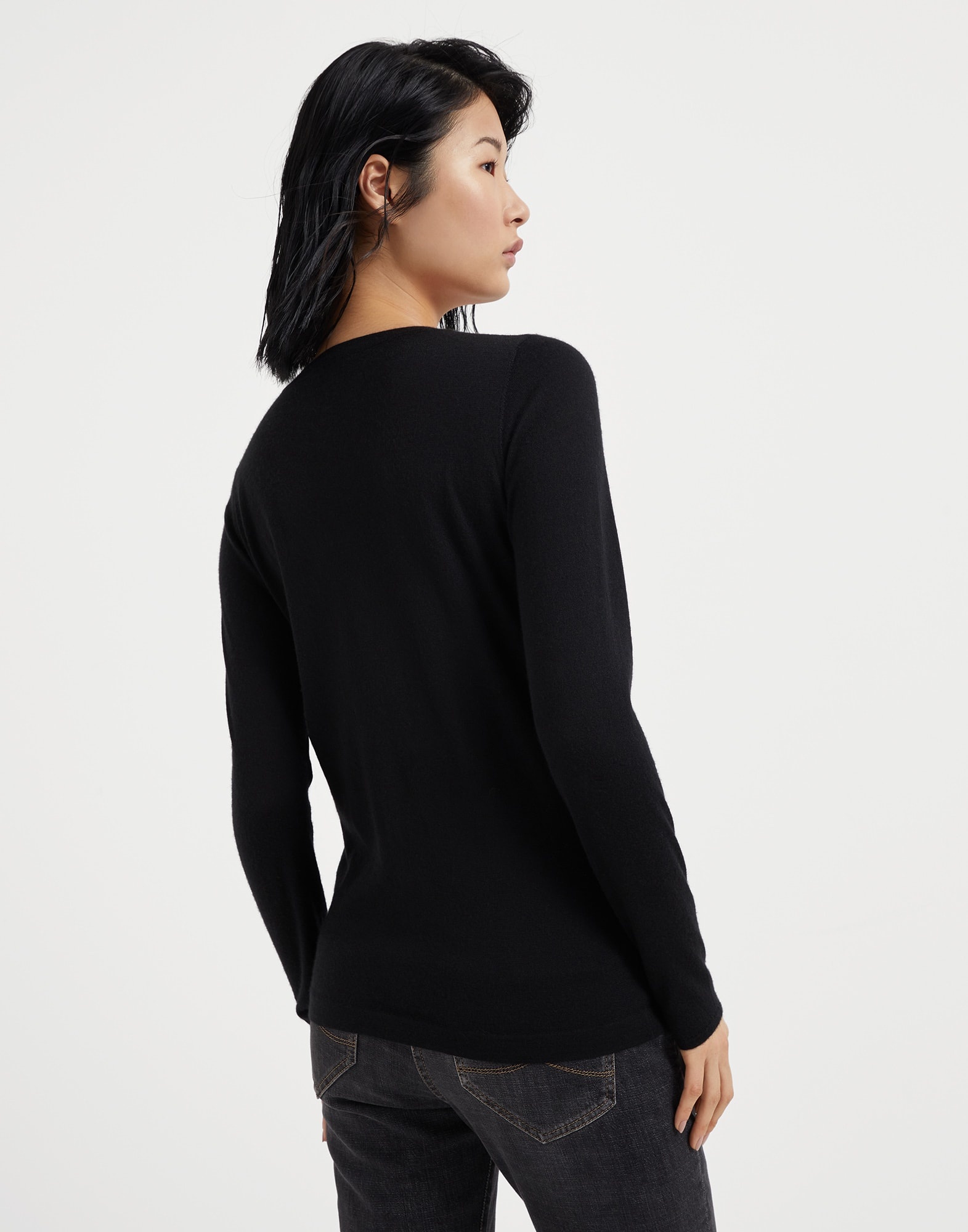 Cashmere and silk lightweight sweater - 2