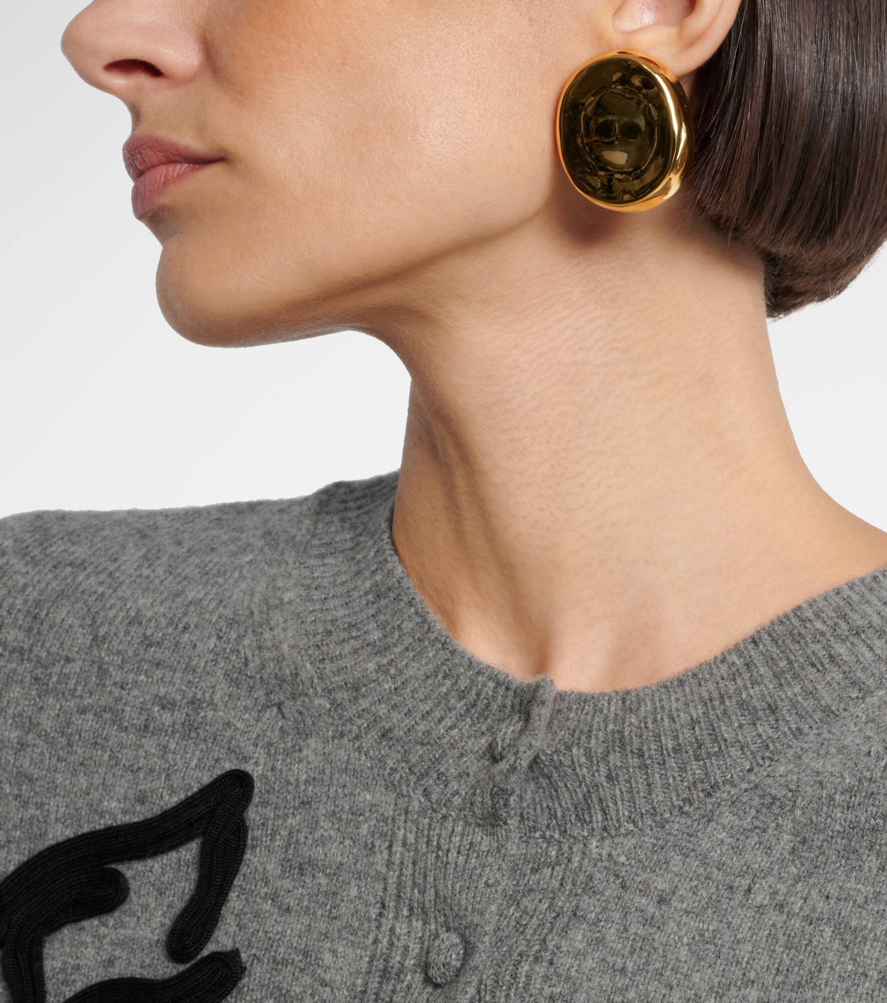 Areli gold-plated earrings - 6