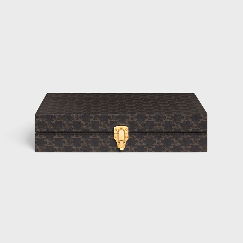CELINE BACKGAMMON IN TRIOMPHE CANVAS outlook