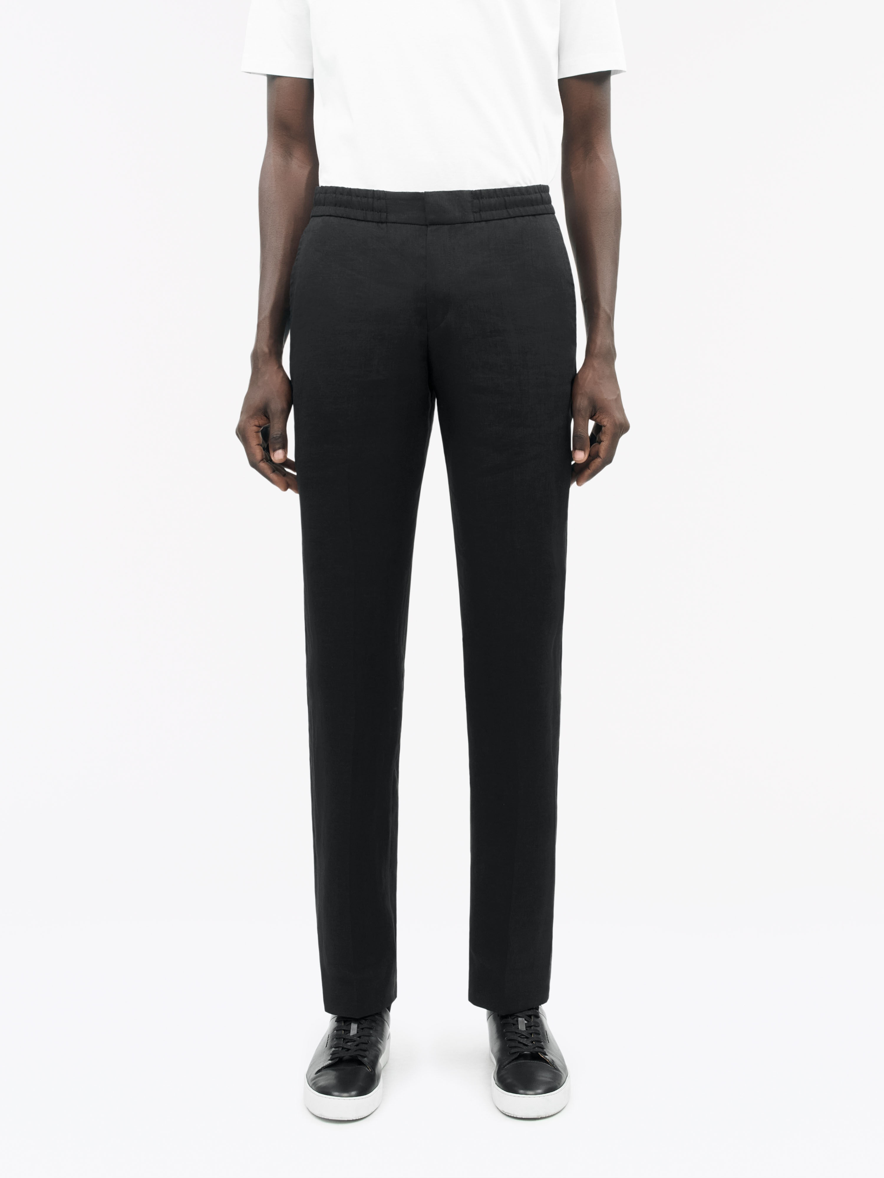 Tannen Linen Drawstring Chinos - 3