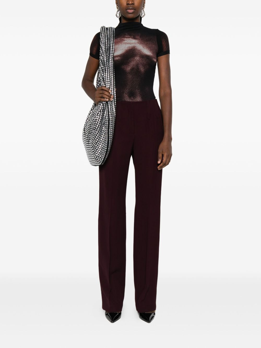 pleated wool trousers - 2
