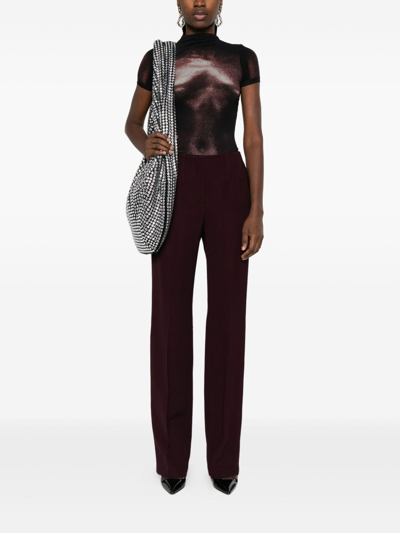 MUGLER pleated wool trousers outlook