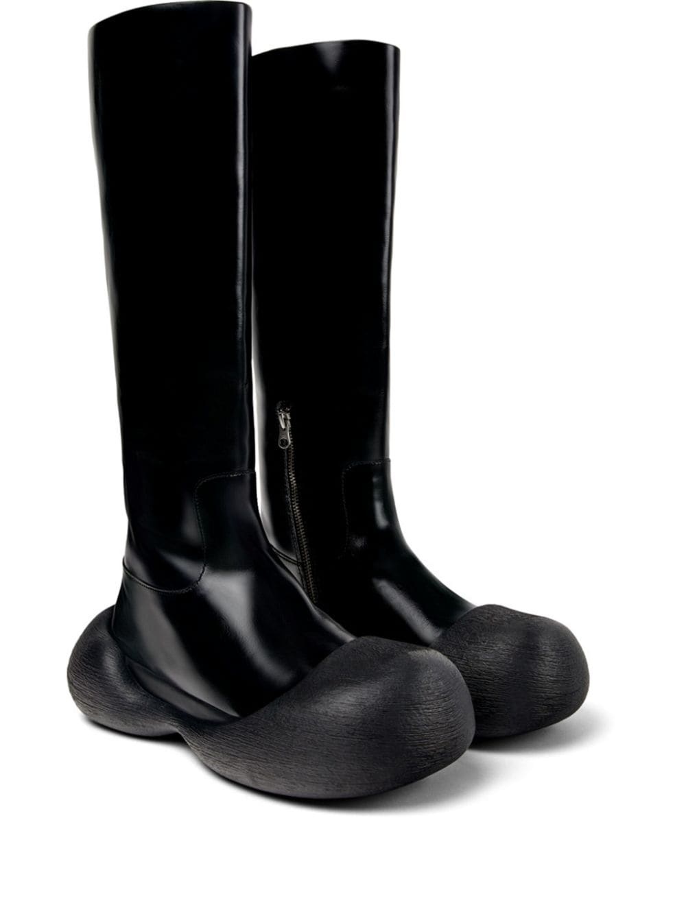 Caramba round-toe leather boots - 2