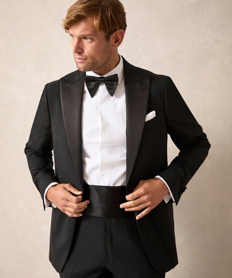 Silk Cummerbund in Black 3