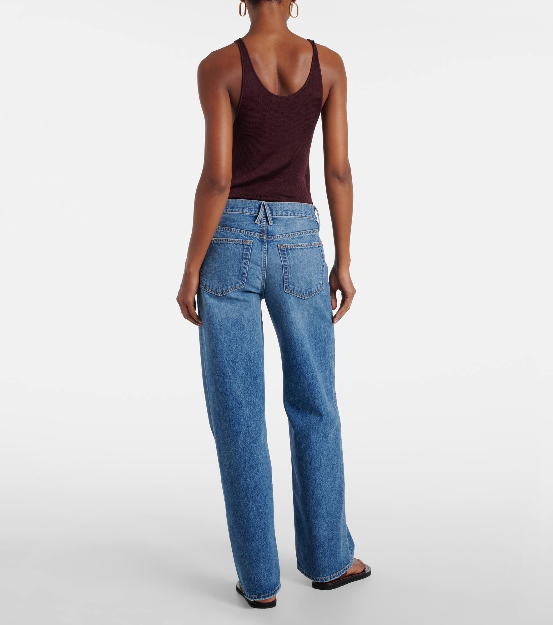 Jazmine mid-rise wide-leg jeans - 3