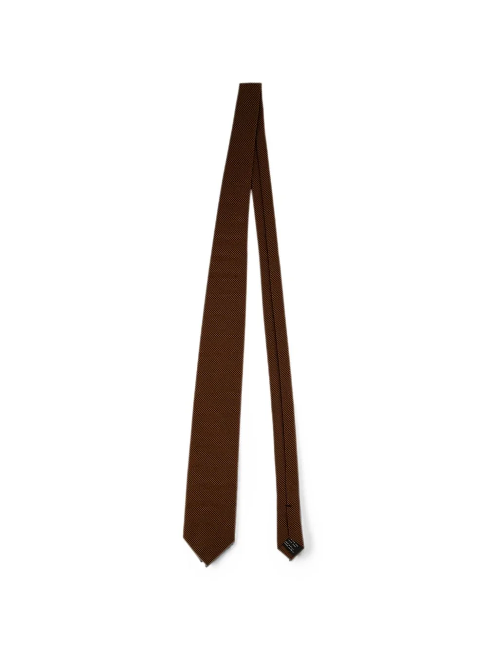 pointed-tip silk tie - 1