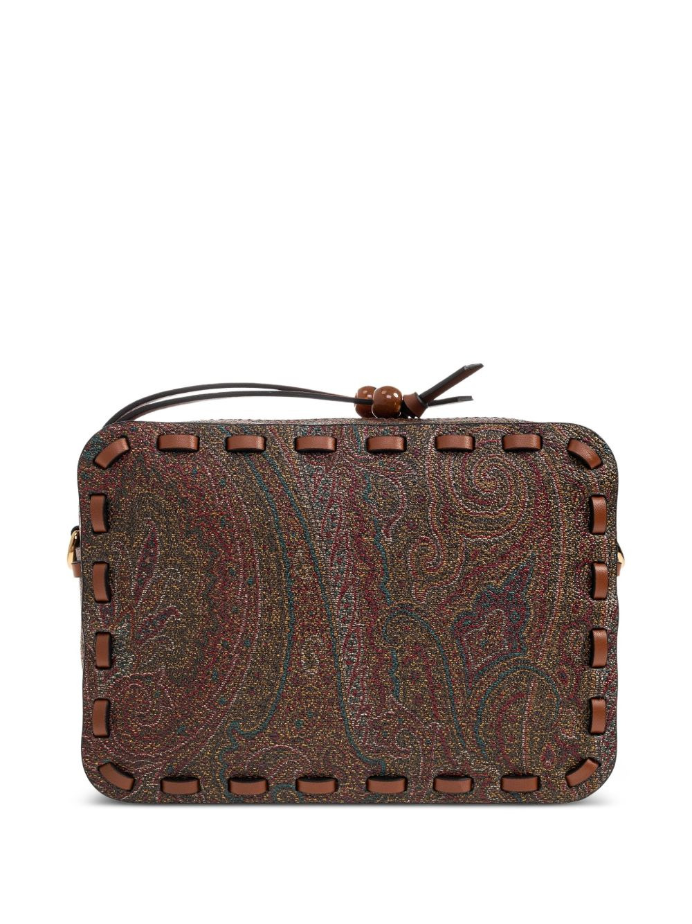 paisley-pattern stitched tote bag - 3