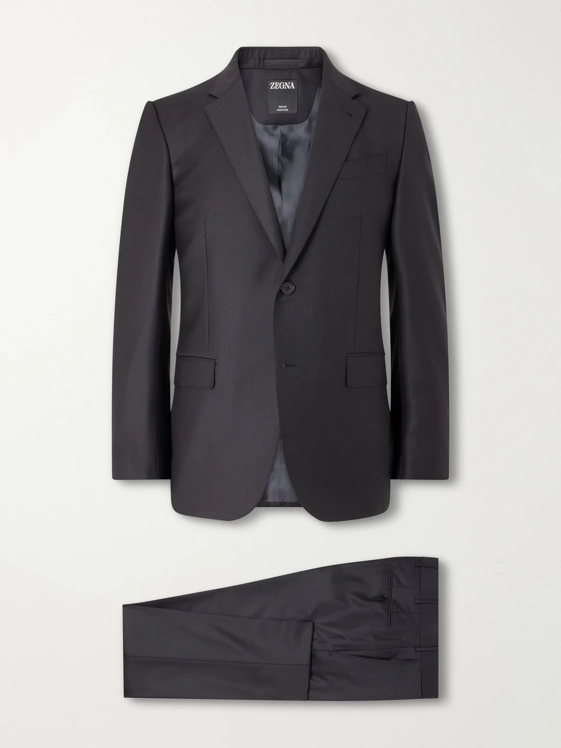 Merino Wool-Twill Suit - 1