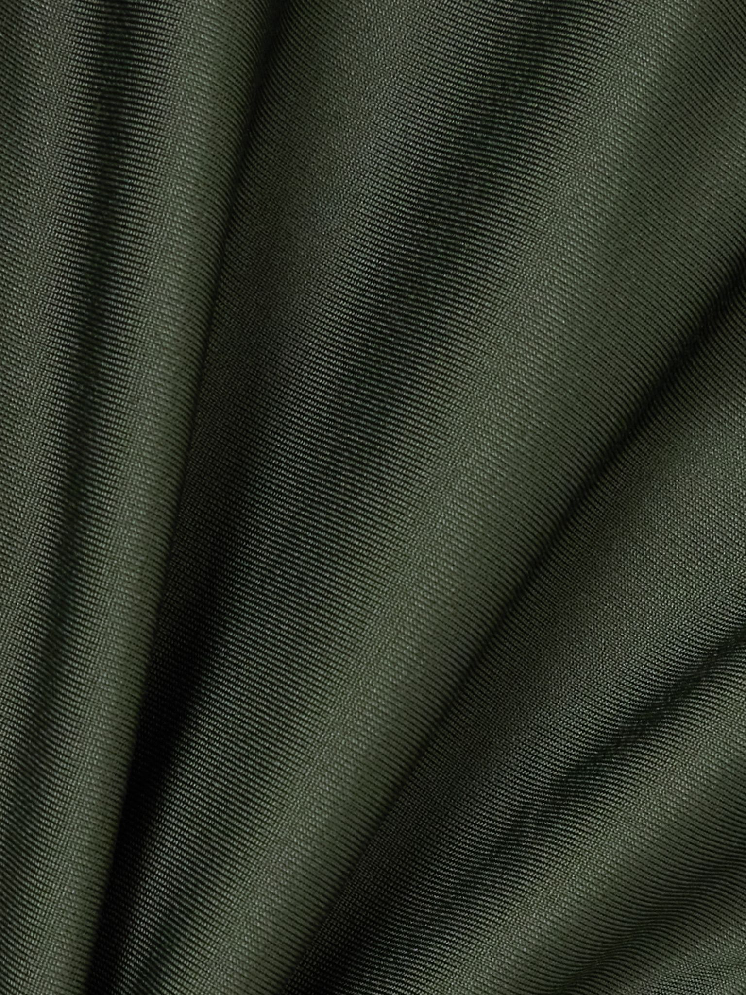 Asymmetric twisted cutout stretch-jersey midi dress Green - 4