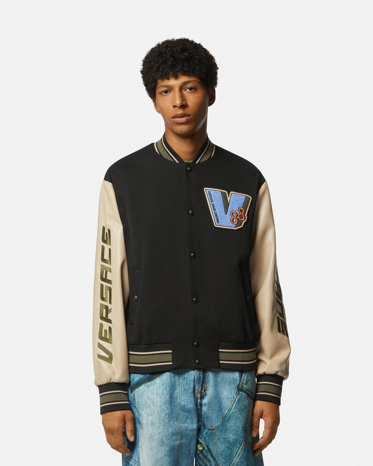 Logo Patch Bomber Jacket - 4