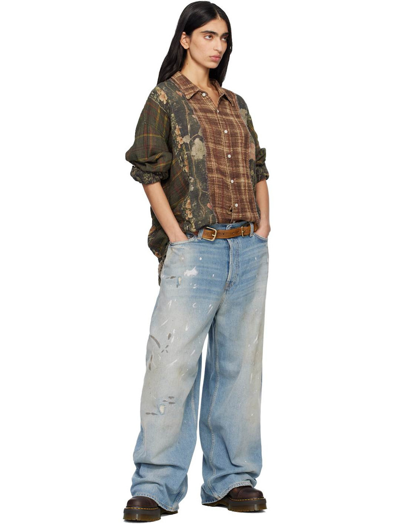 Dr. Martens Brown Sinclair Crazy Horse Leather Platform Boots outlook