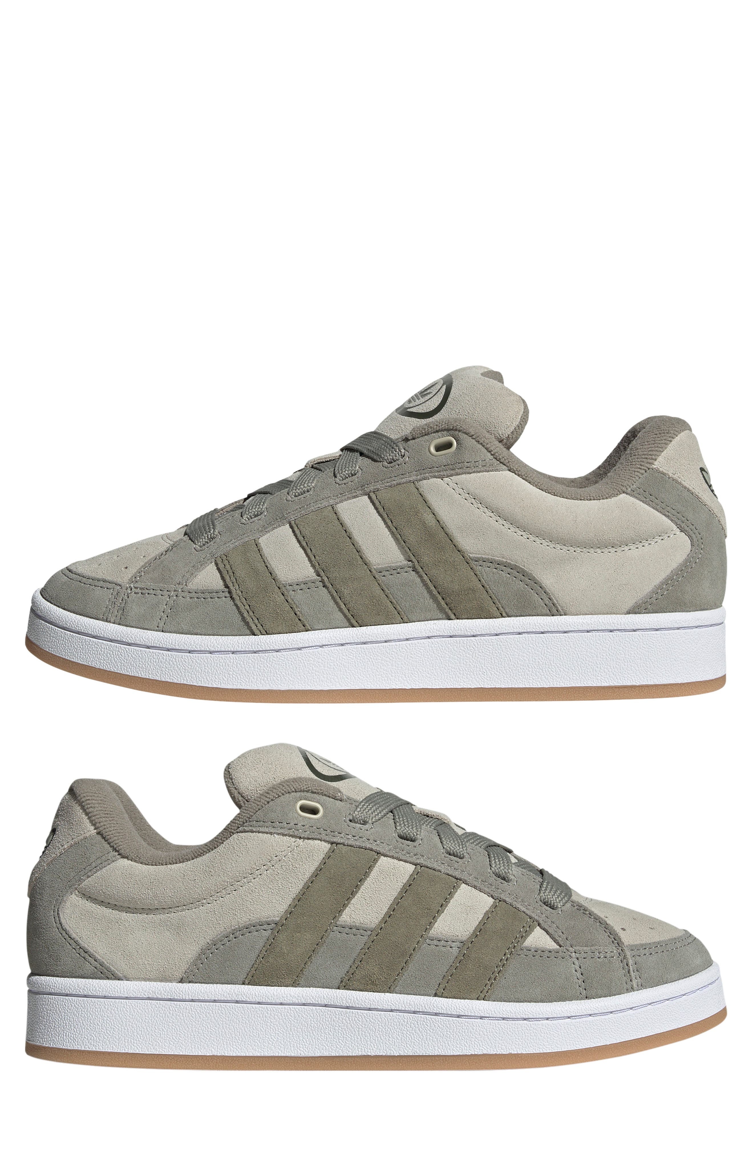 adidas Campus 00s Beta Sneaker in Putty Grey/olive/silver Pebble at Nordstrom - 8