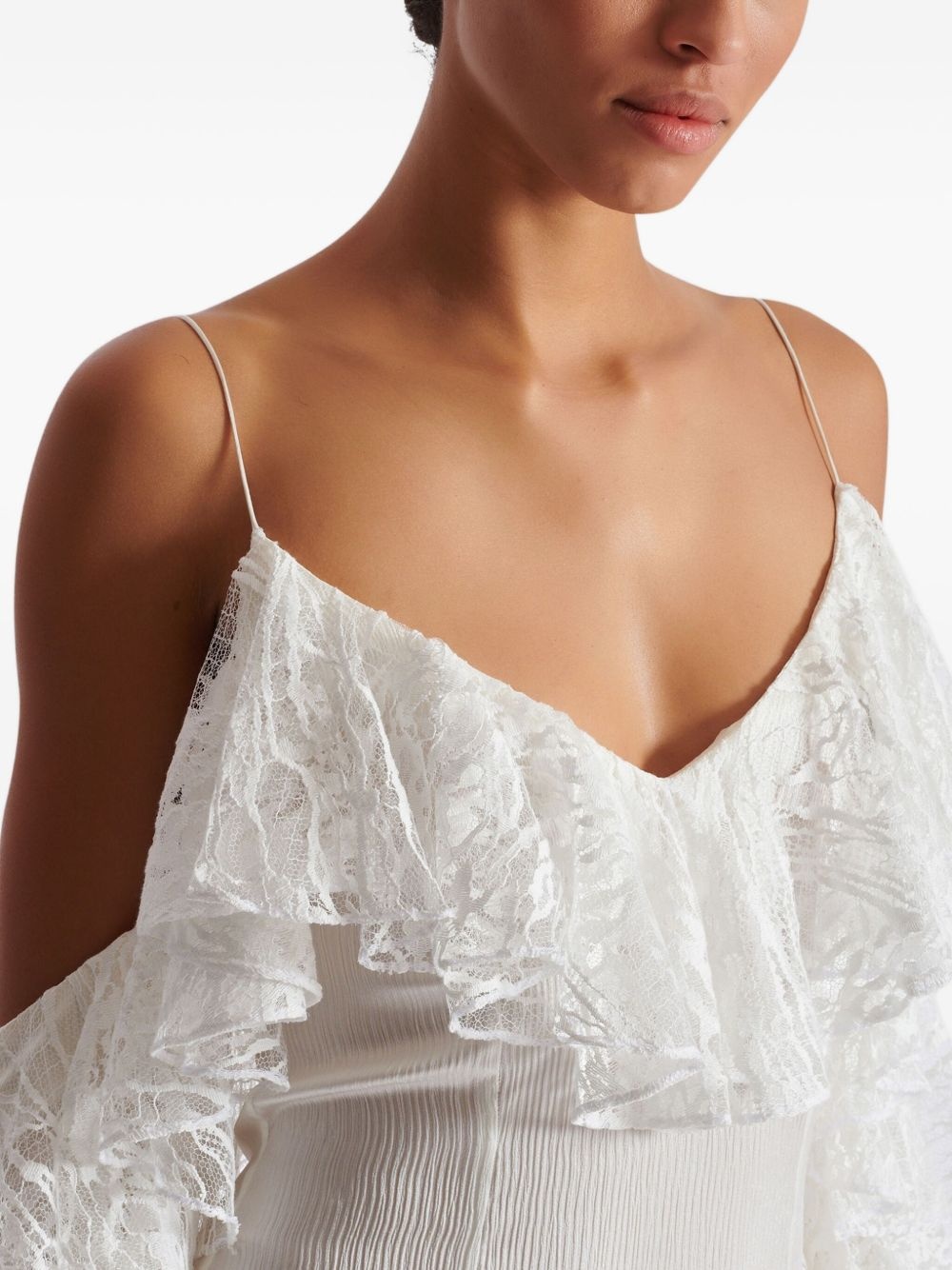 ruffled mini dress - 7