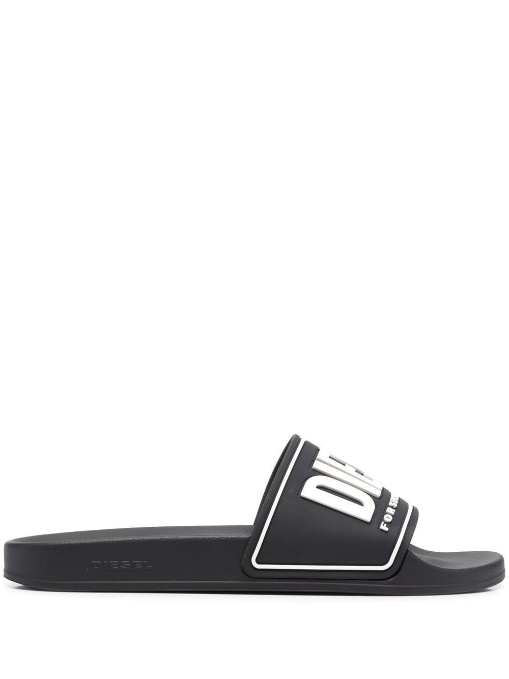 embossed-logo flat slides - 1