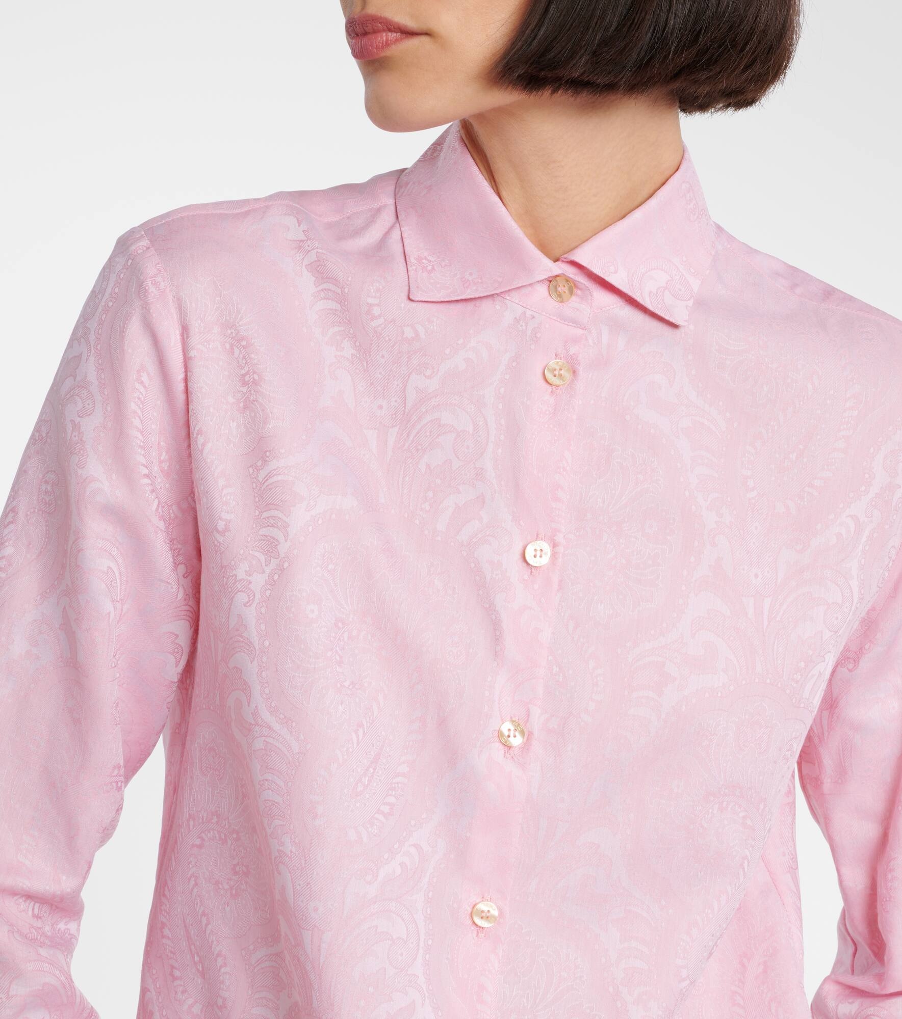 Cotton jacquard shirt - 4