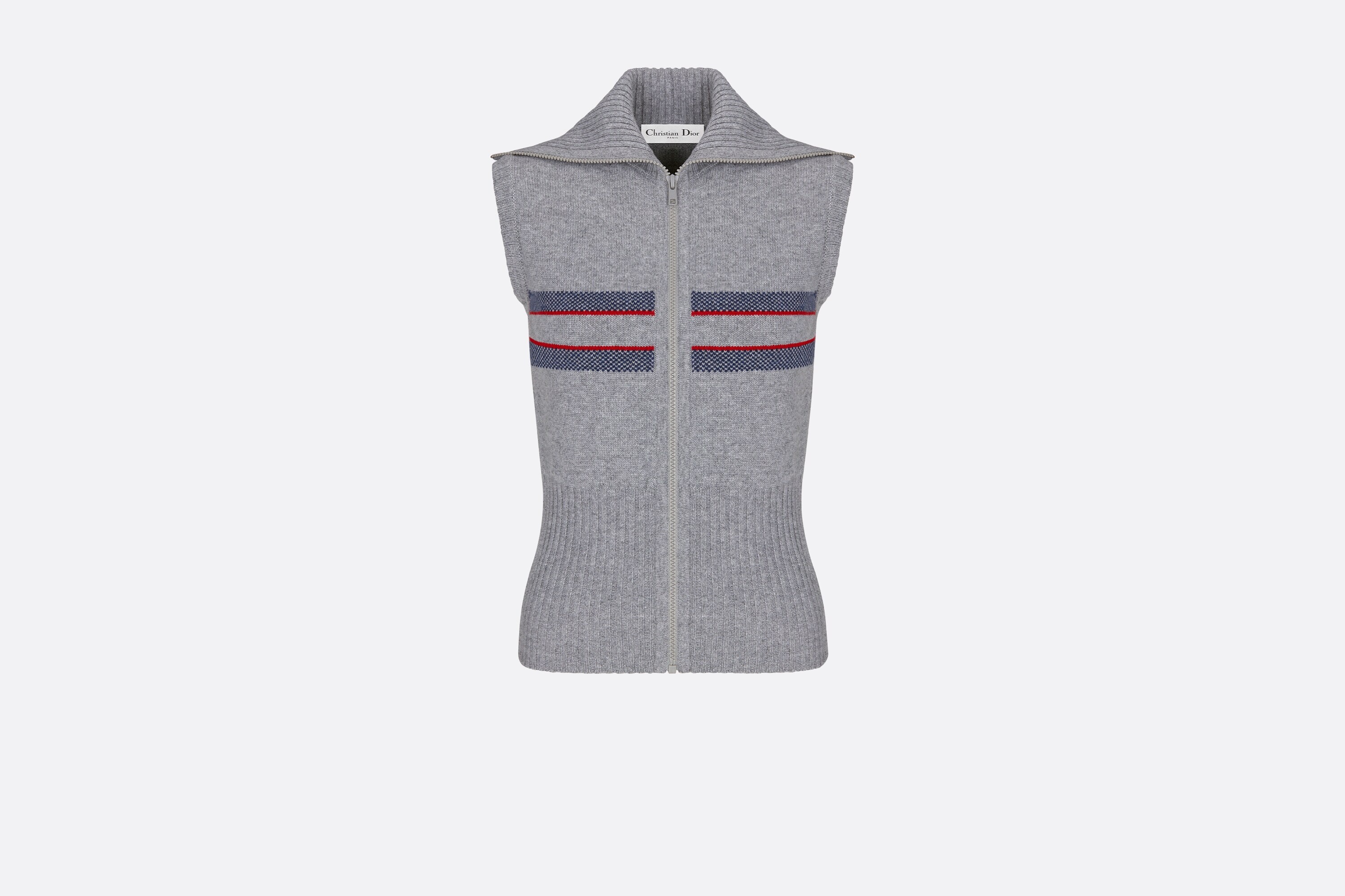 DiorAlps Sleeveless Zipped Sweater - 2