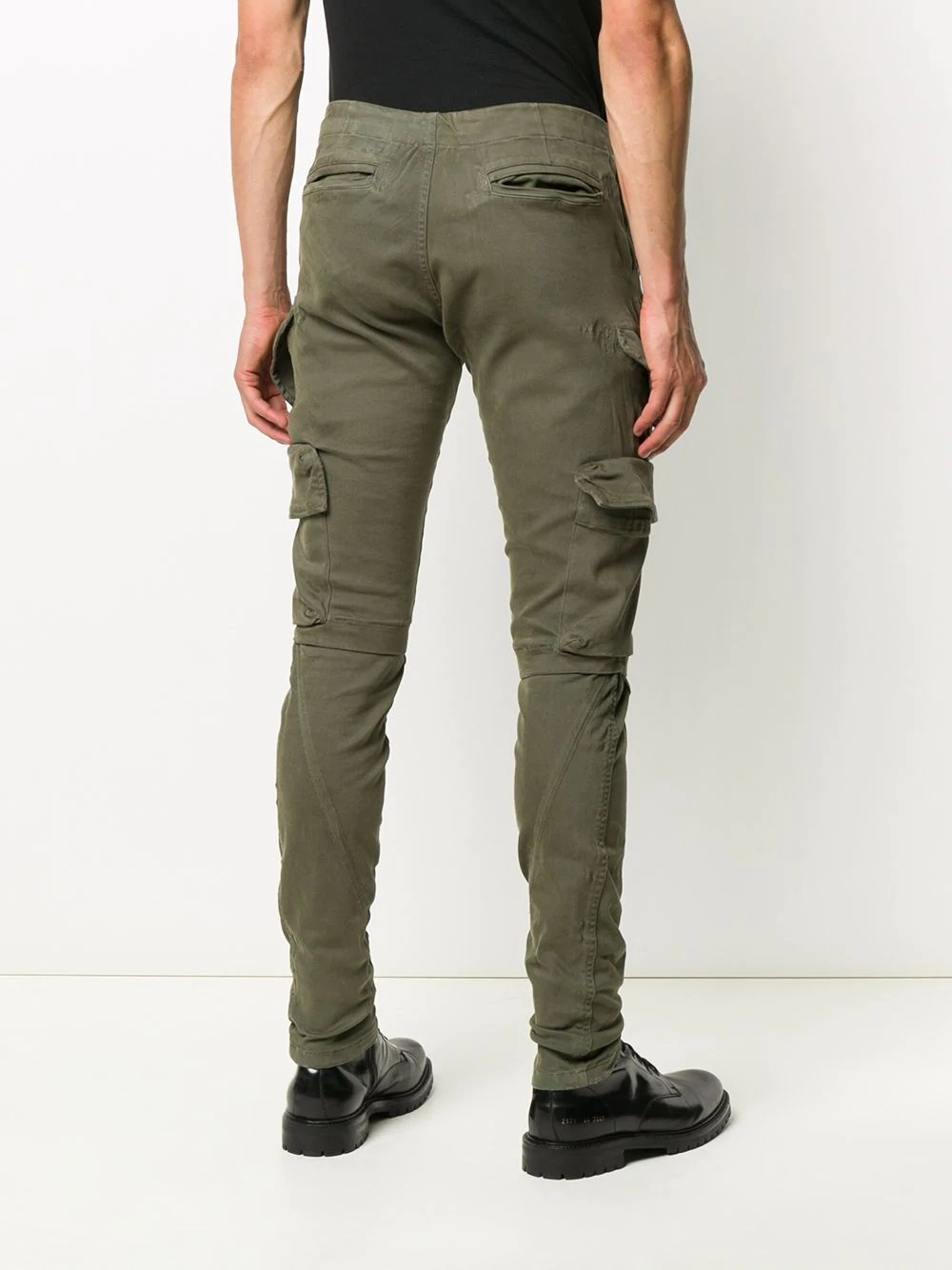 skinny cargo trousers - 4