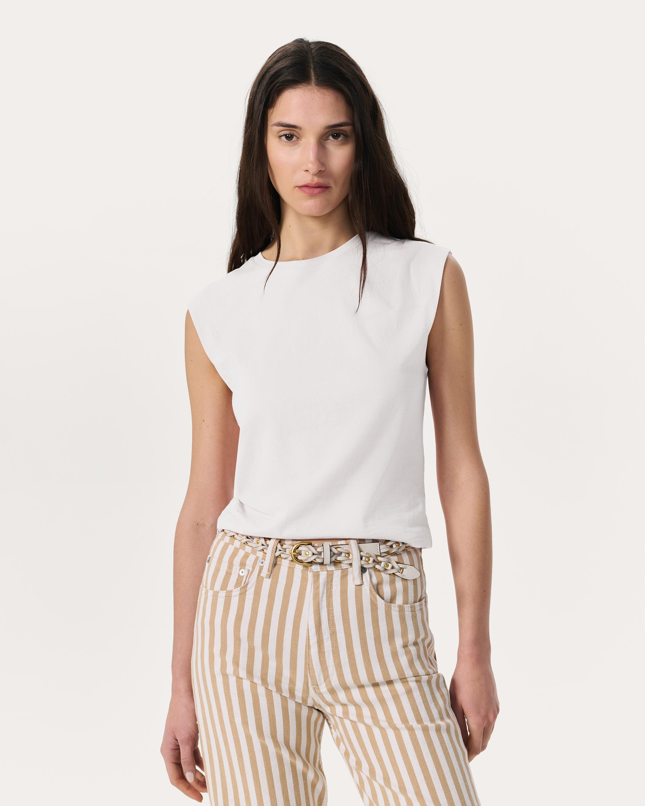 Mica Cropped Tank
Cotton T-Shirt - 2