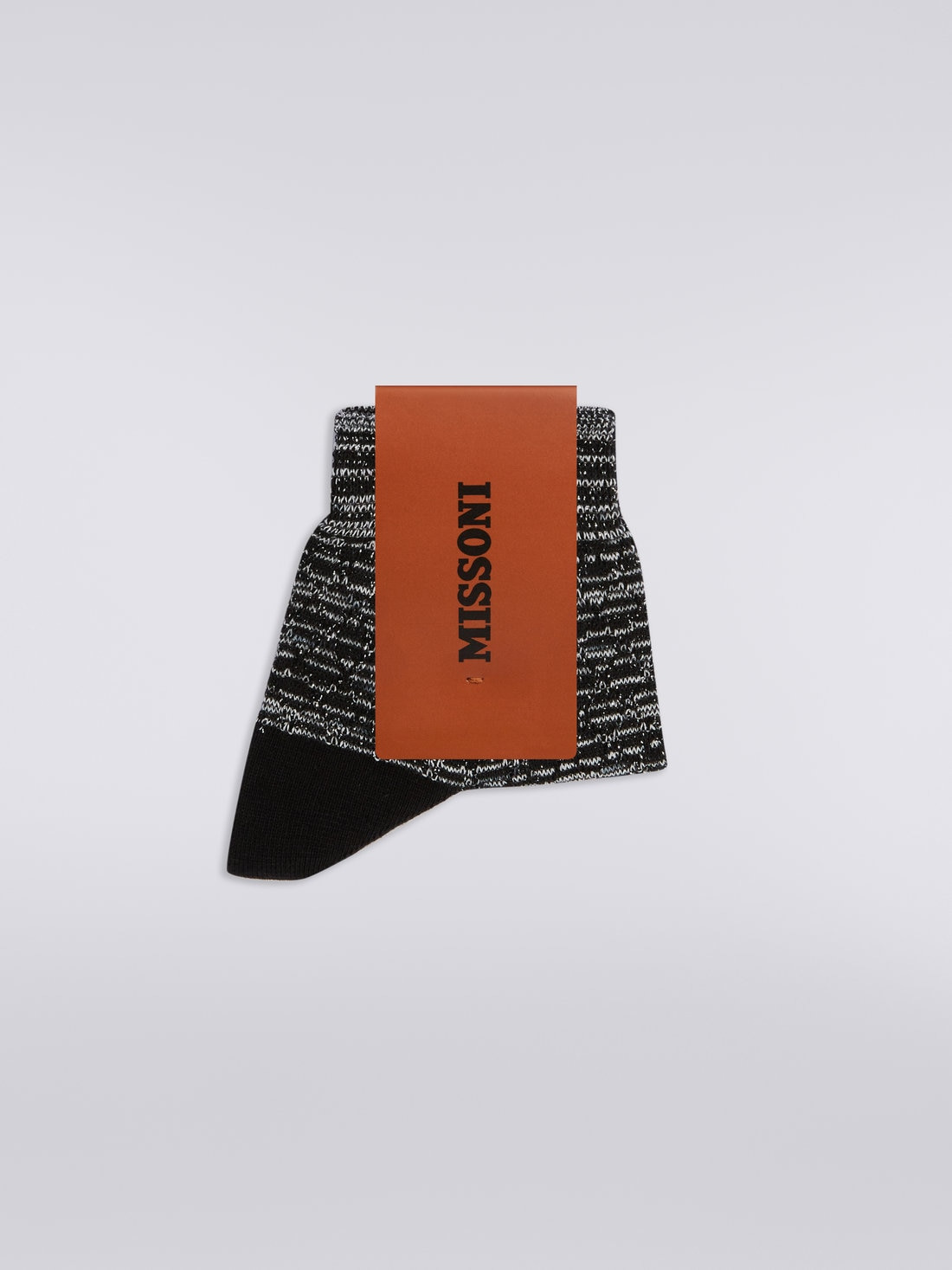 Short cotton blend socks with lurex - 2
