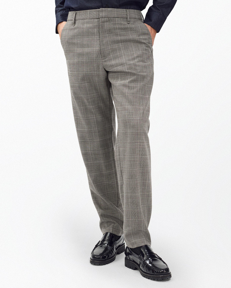 Evan Italian Plaid Wool Trousers 4