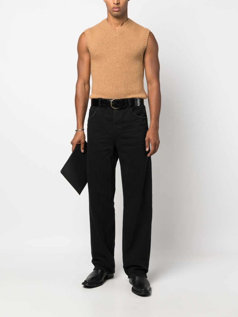 virgin wool-blend jumper - 2