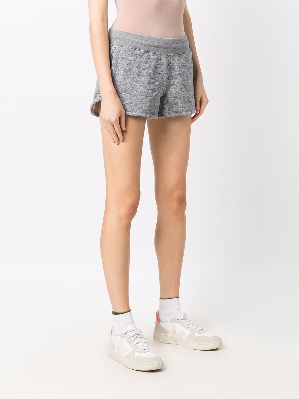 embroidered-logo shorts - 3
