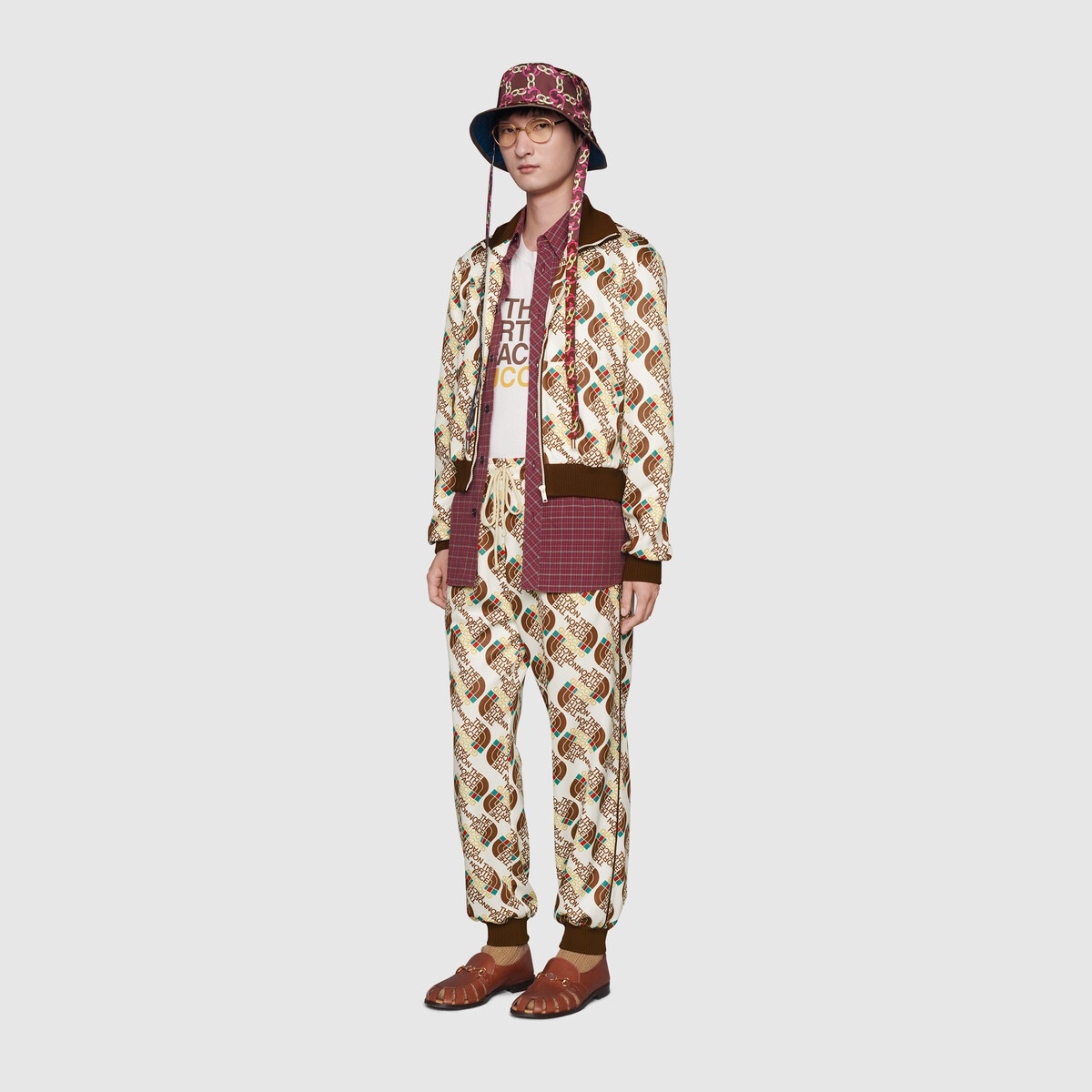 The North Face x Gucci Web print technical jersey jacket - 2