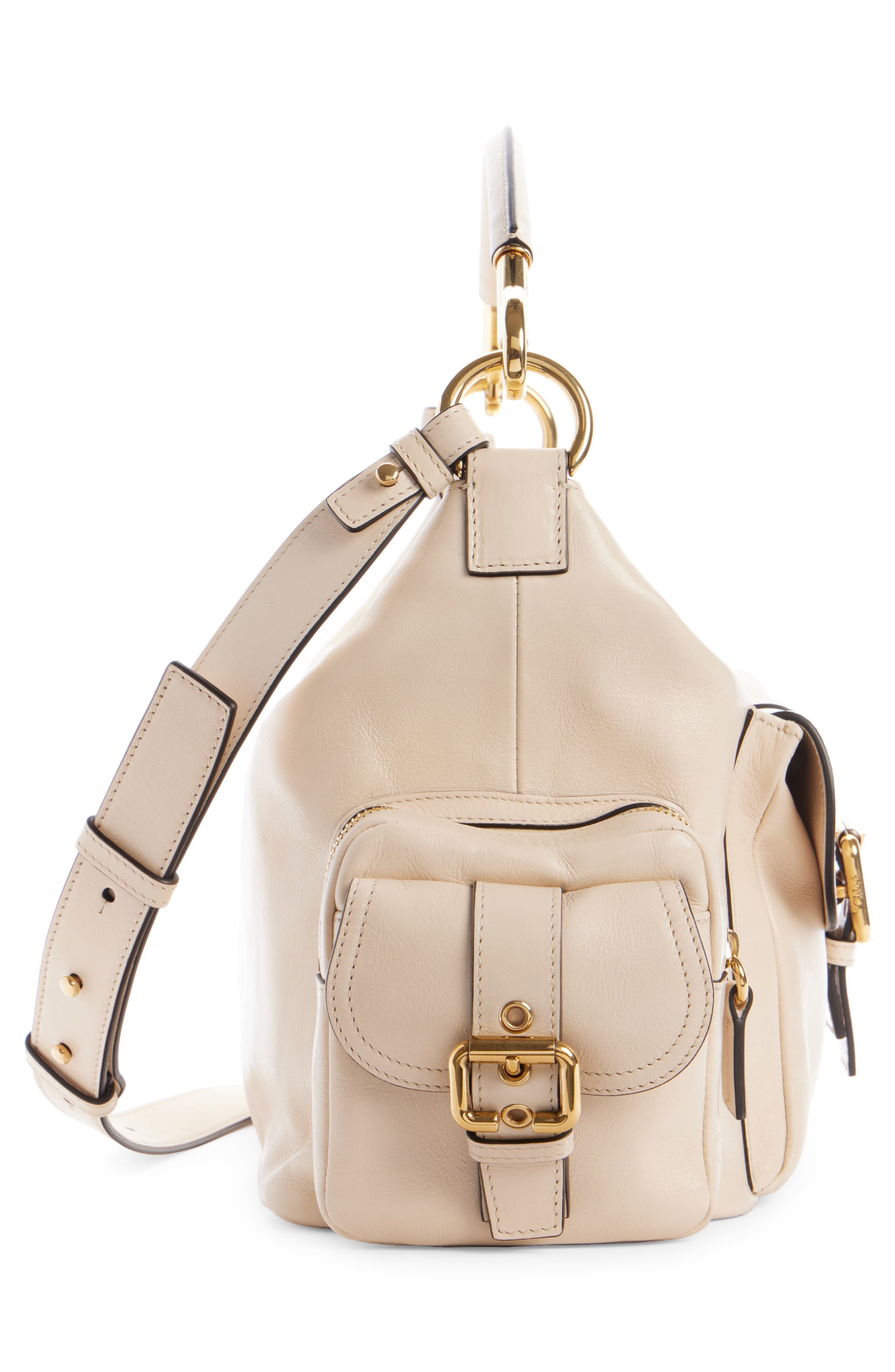 Chloé Large Leather Camera Bag in 20E Boyish Brown at Nordstrom - 4