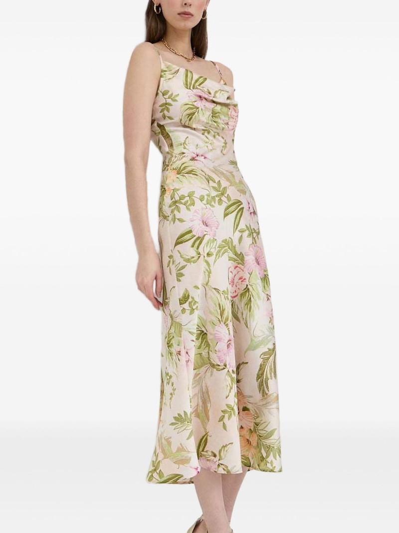 GUESS USA cowl-neck floral dress outlook