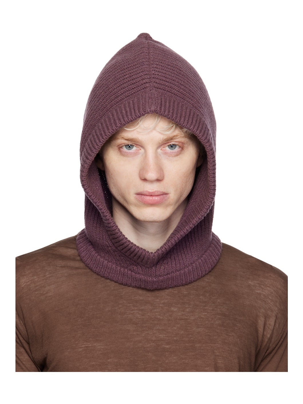 Purple Hood Beanie - 1