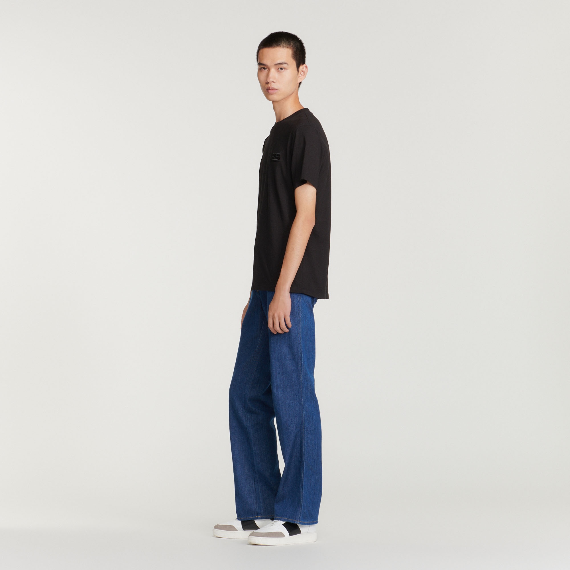 Organic cotton T-shirt with embroidery - 7