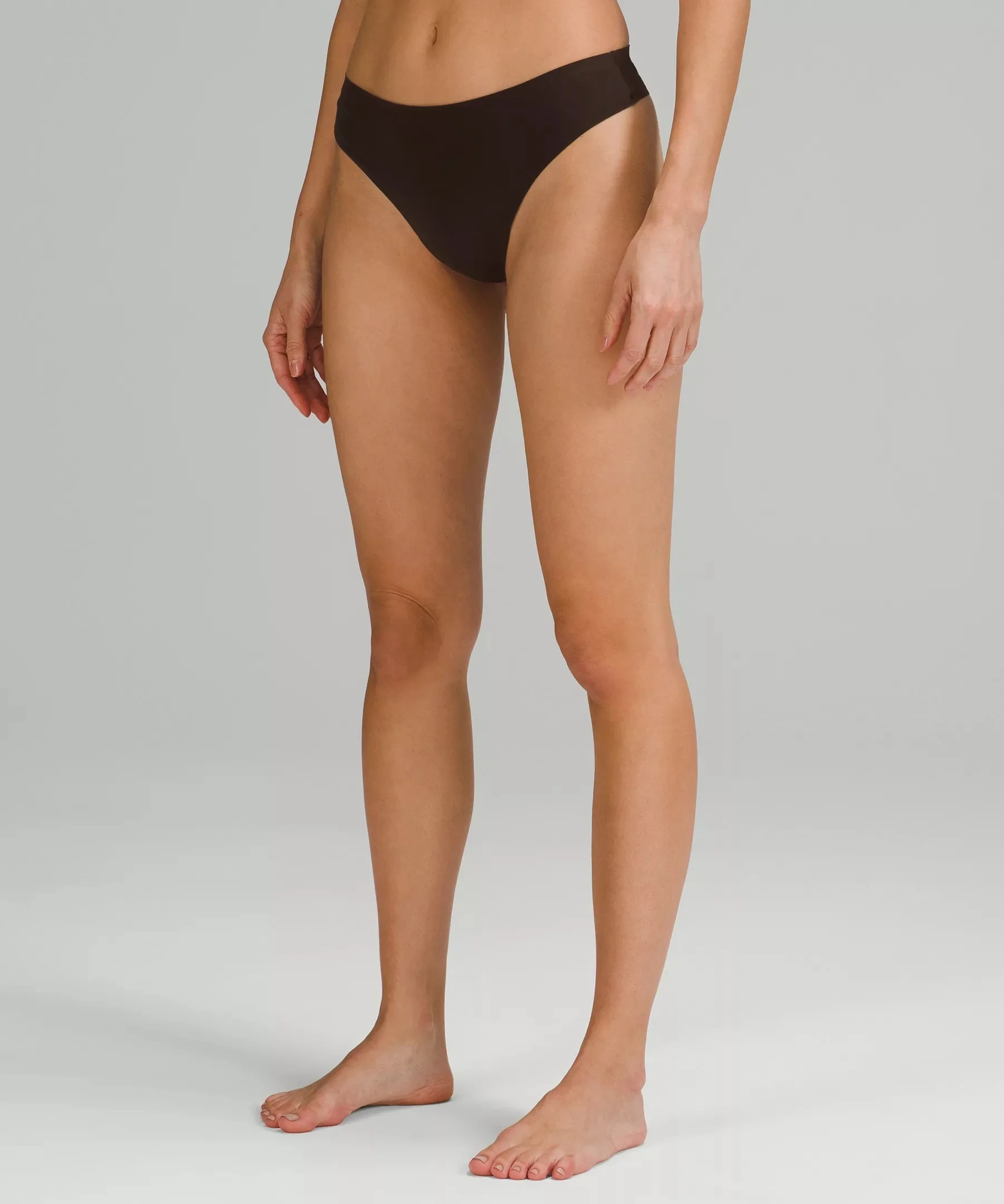 InvisiWear 중간 상승 Thong 속옷 - 1