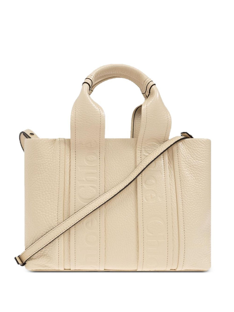 small embossed tote bag 1