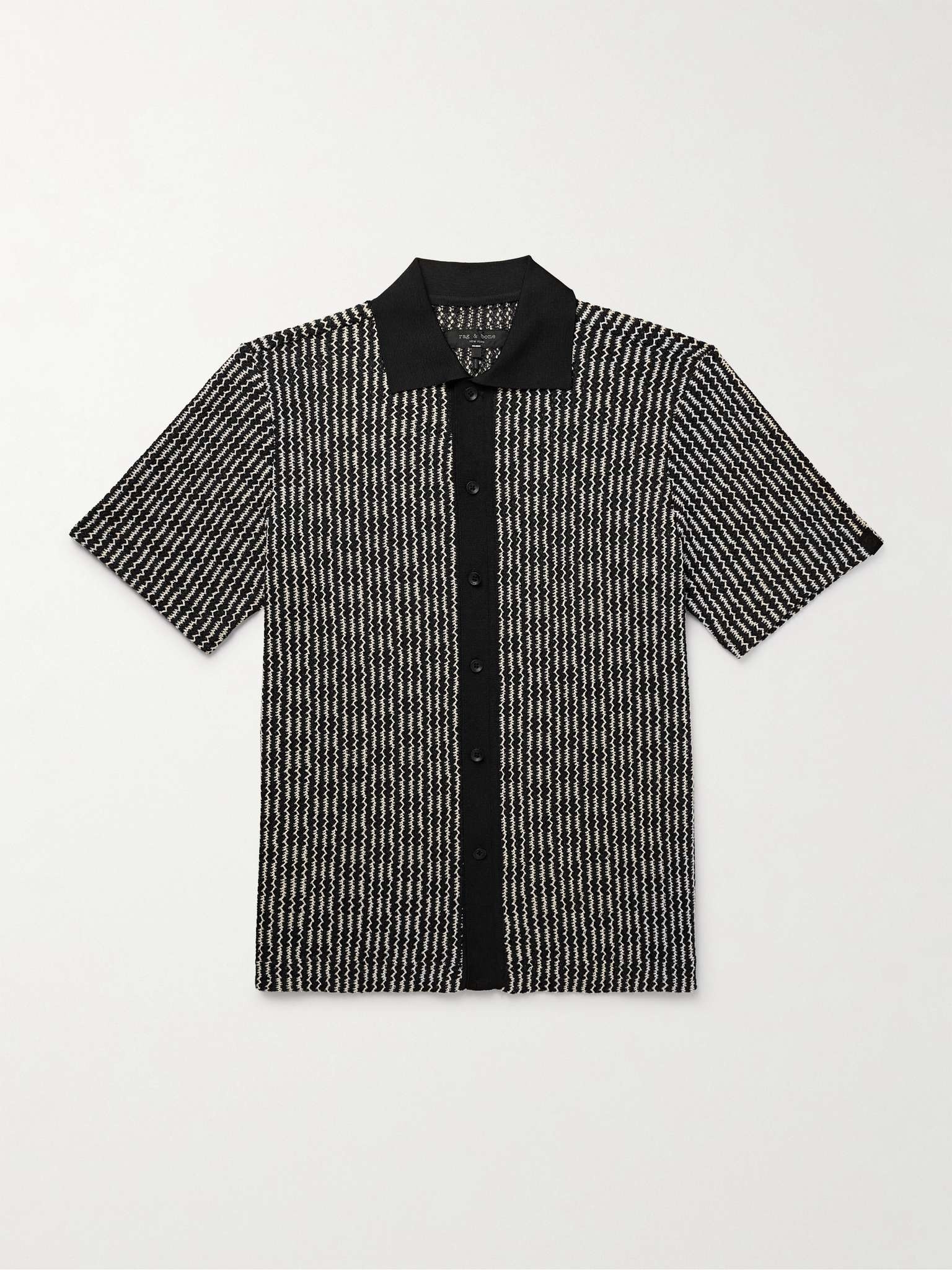 Payton Striped Cotton-Blend Shirt - 1