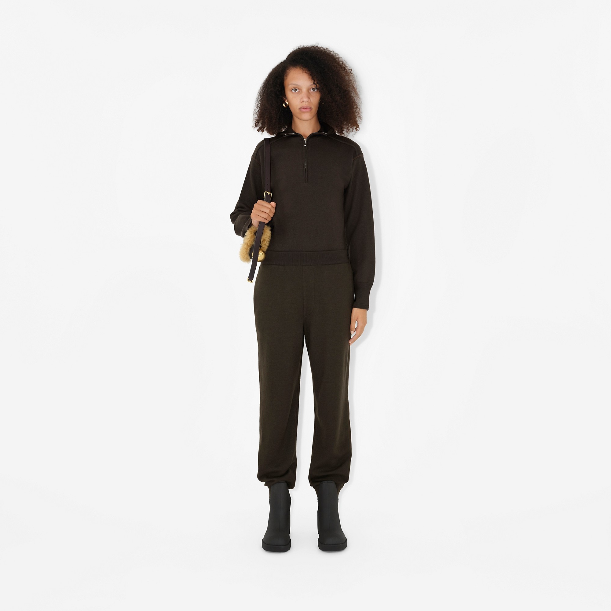 Wool Half-zip Hoodie - 2