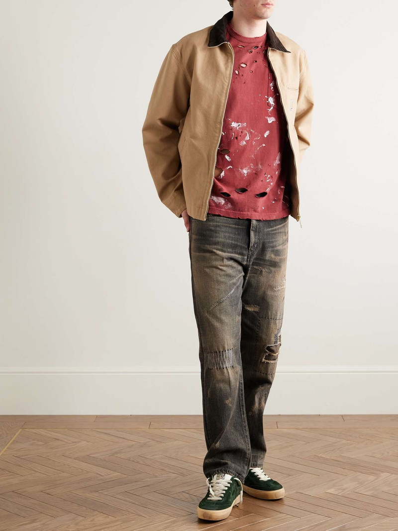 NEIGHBORHOOD Savage Straight-Leg Distressed Jeans outlook