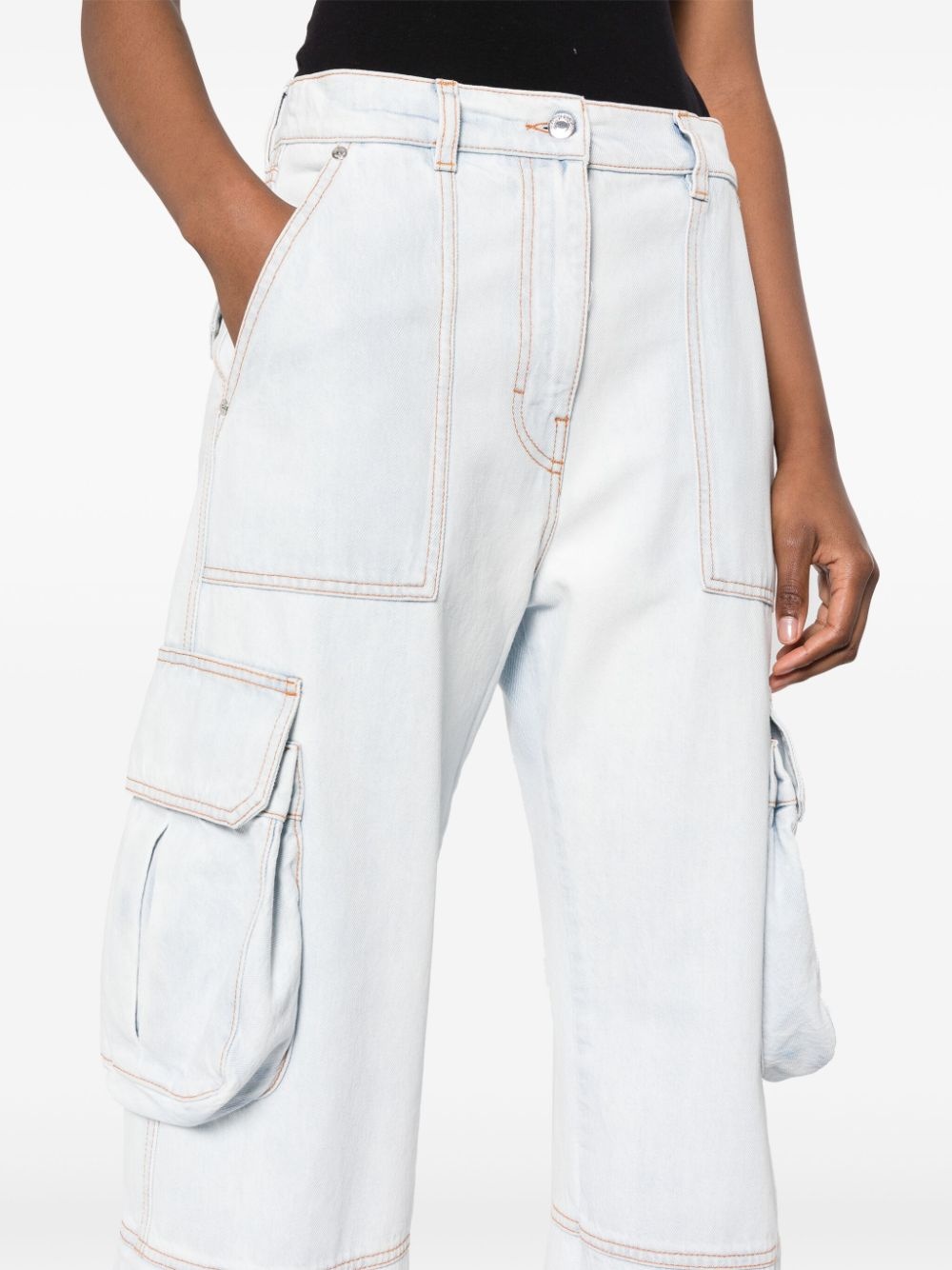 mid-rise straight-leg jeans - 5