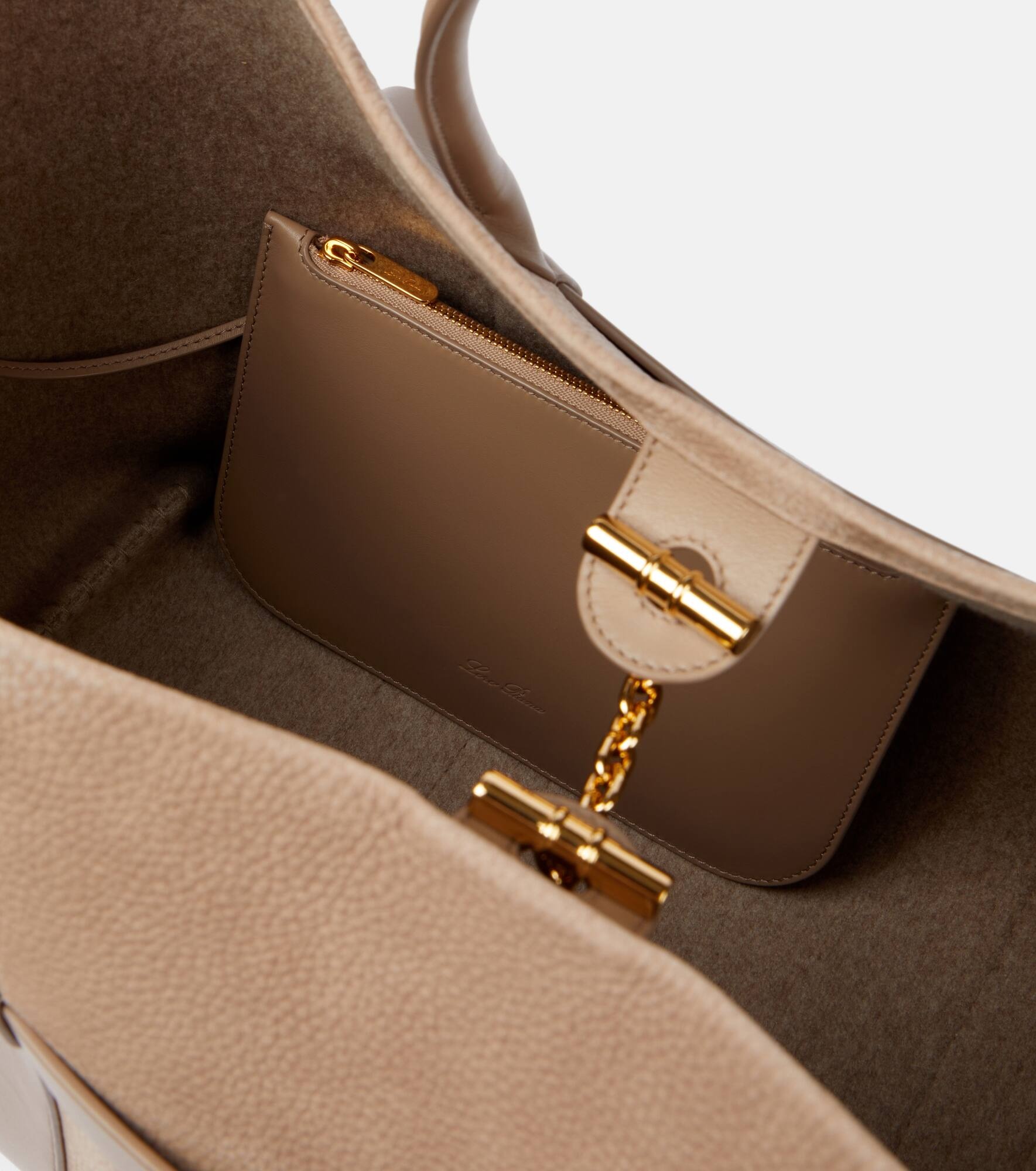 Ghiera Large leather tote bag - 3