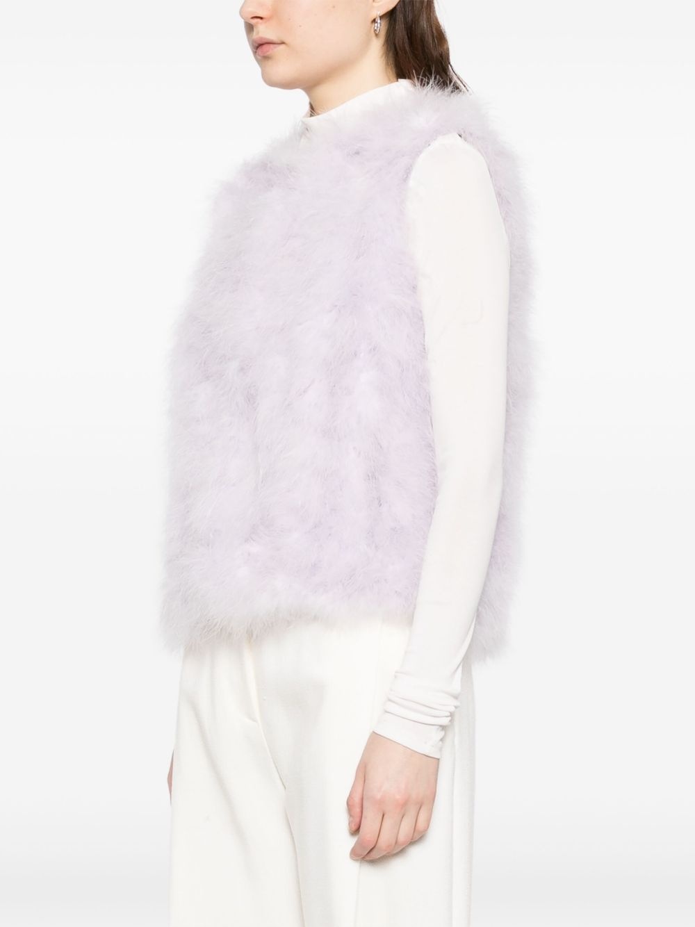 feather silk vest - 3