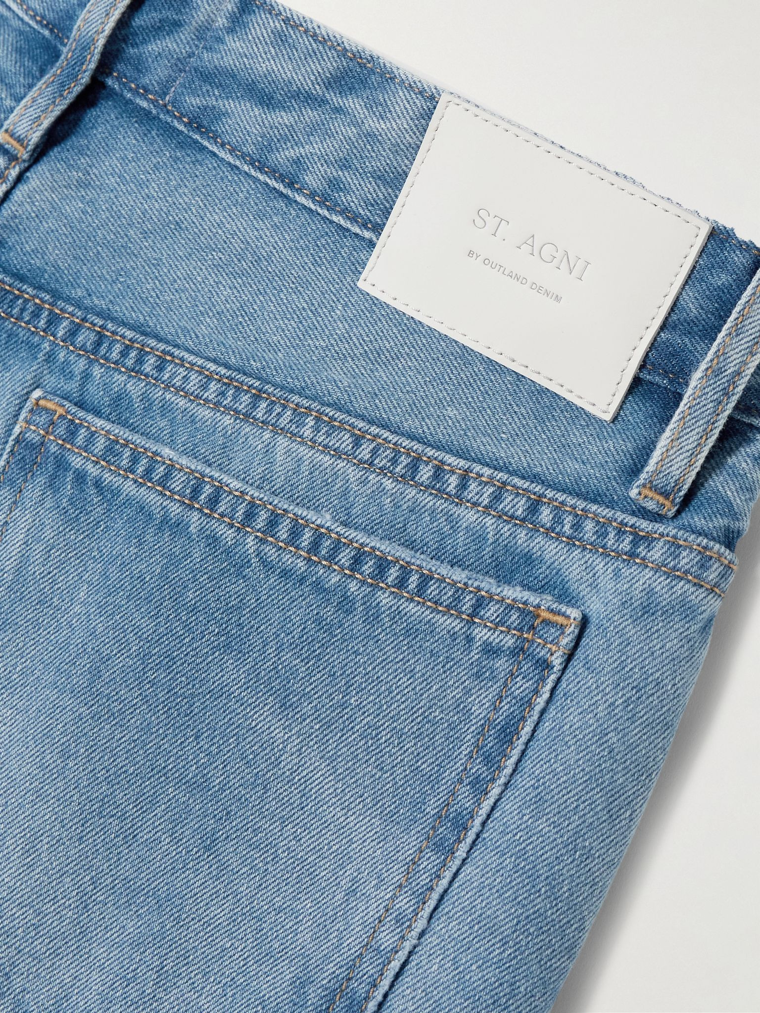 + Outland Denim 90s low-rise straight-leg organic jeans Light denim - 6