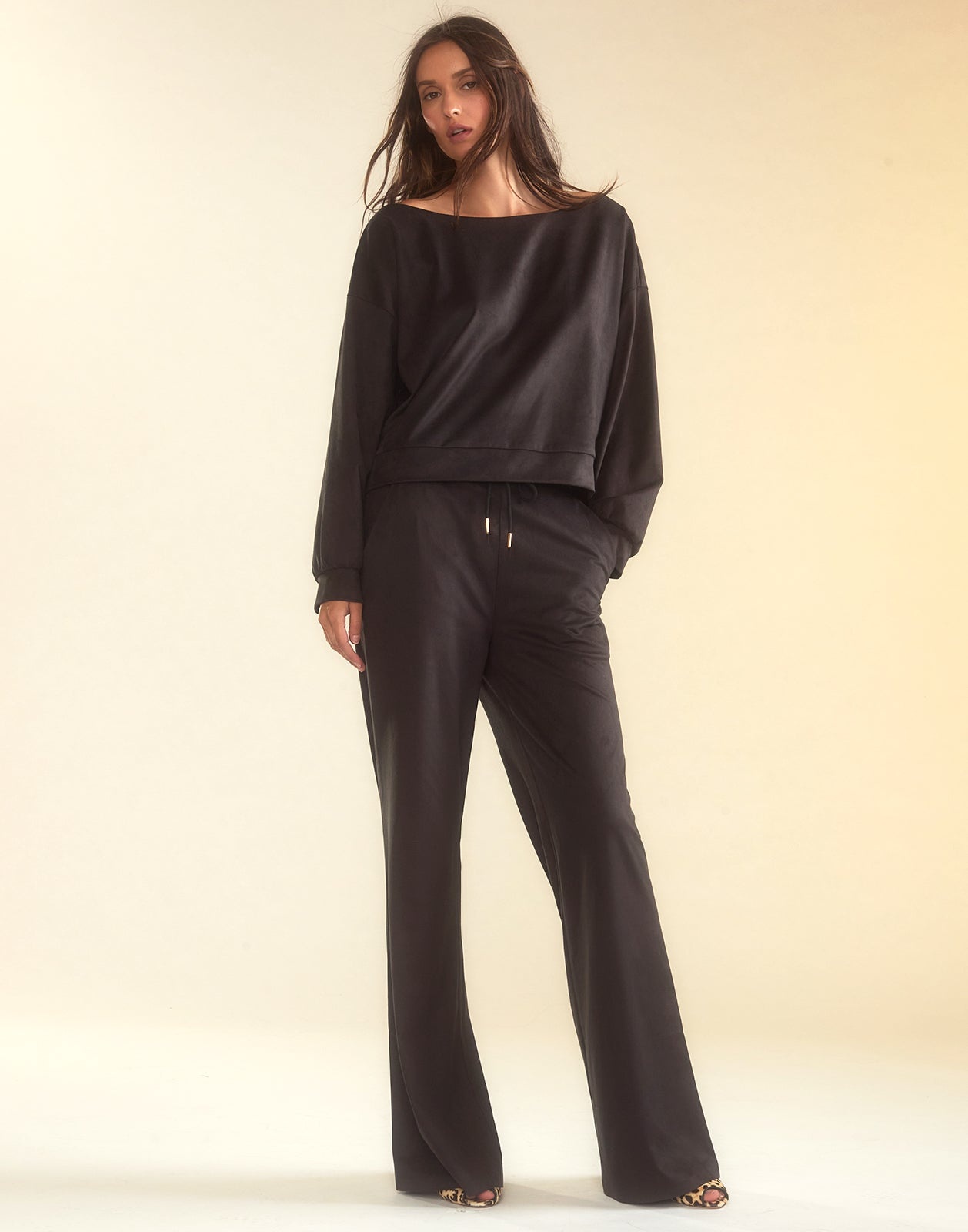 Sleek Ultrasuede Pullover - 2