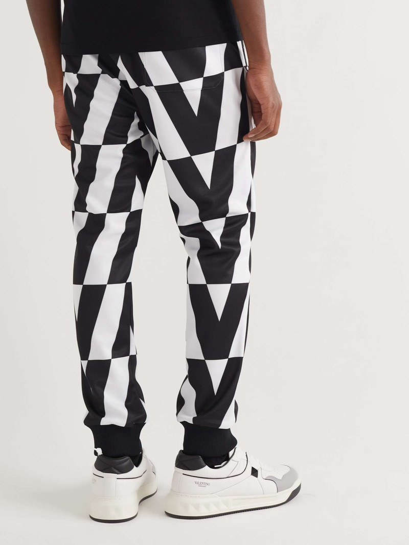 Tapered Logo-Print Jersey Sweatpants 4