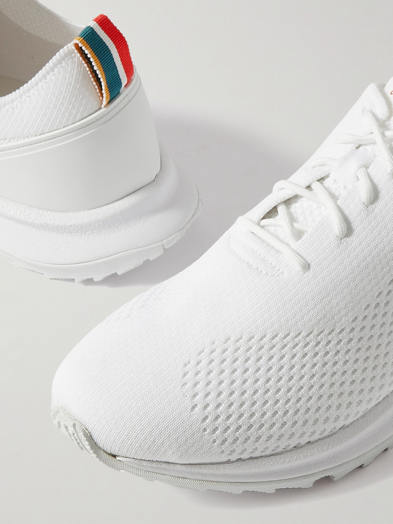 Somerled Rubber-Trimmed Stretch-Knit Sneakers 6