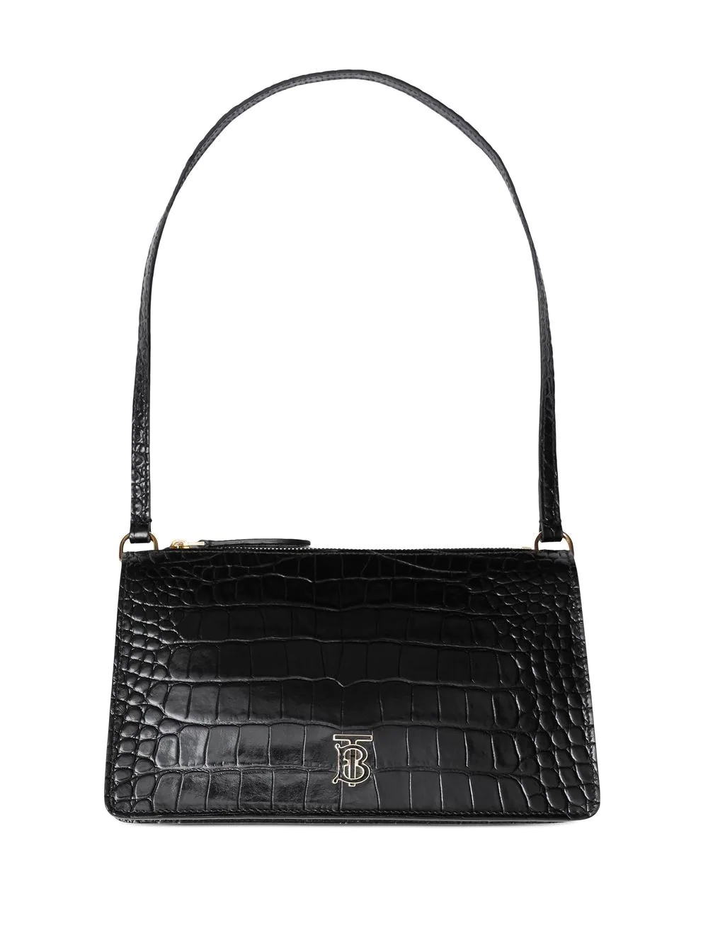 crocodile-effect shoulder bag - 5