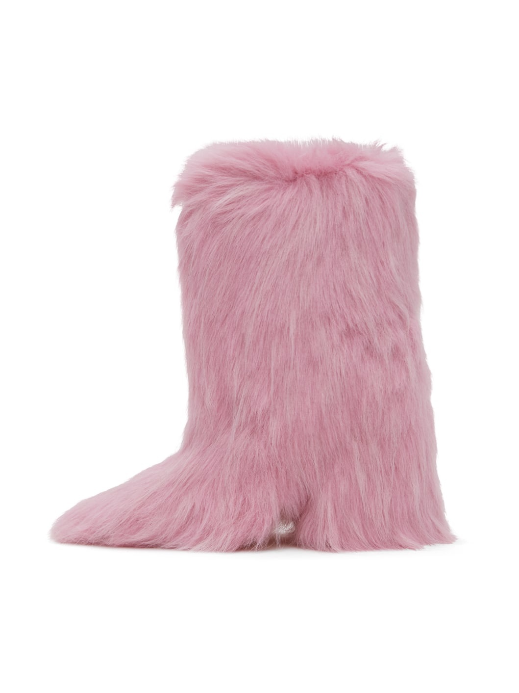 Pink Furry Boots - 3