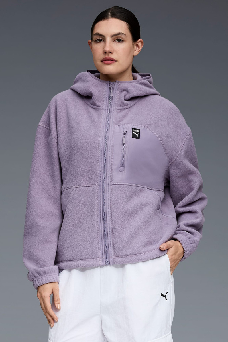 PUMA Polar Fleece Hooded Jacket Women outlook