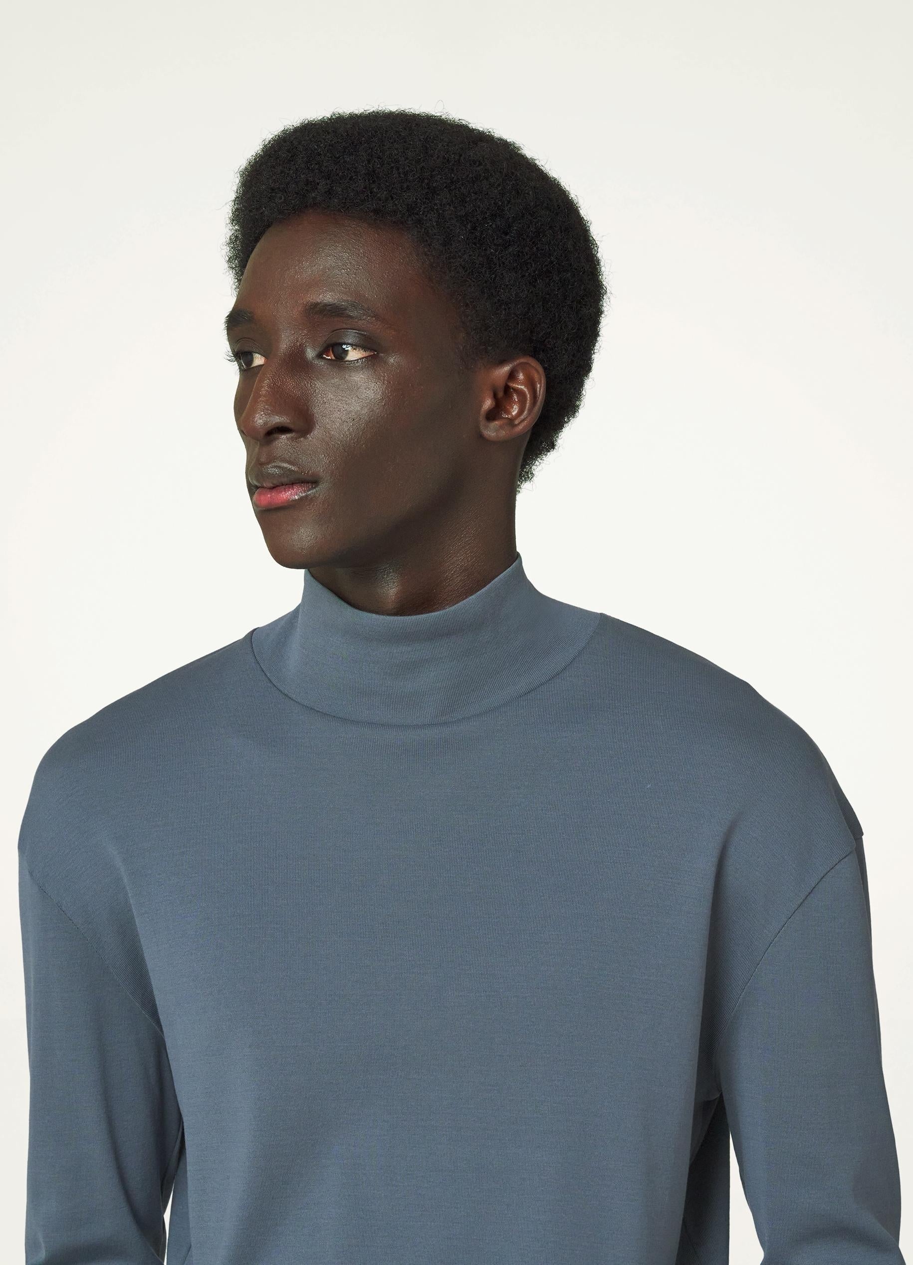 LONG SLEEVE RIB TURTLENECK - 4