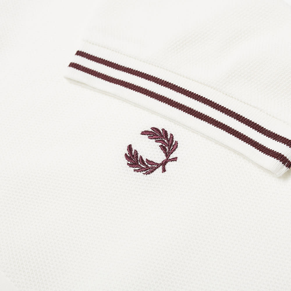 Fred Perry Textured Panel Polo Shirt - 2